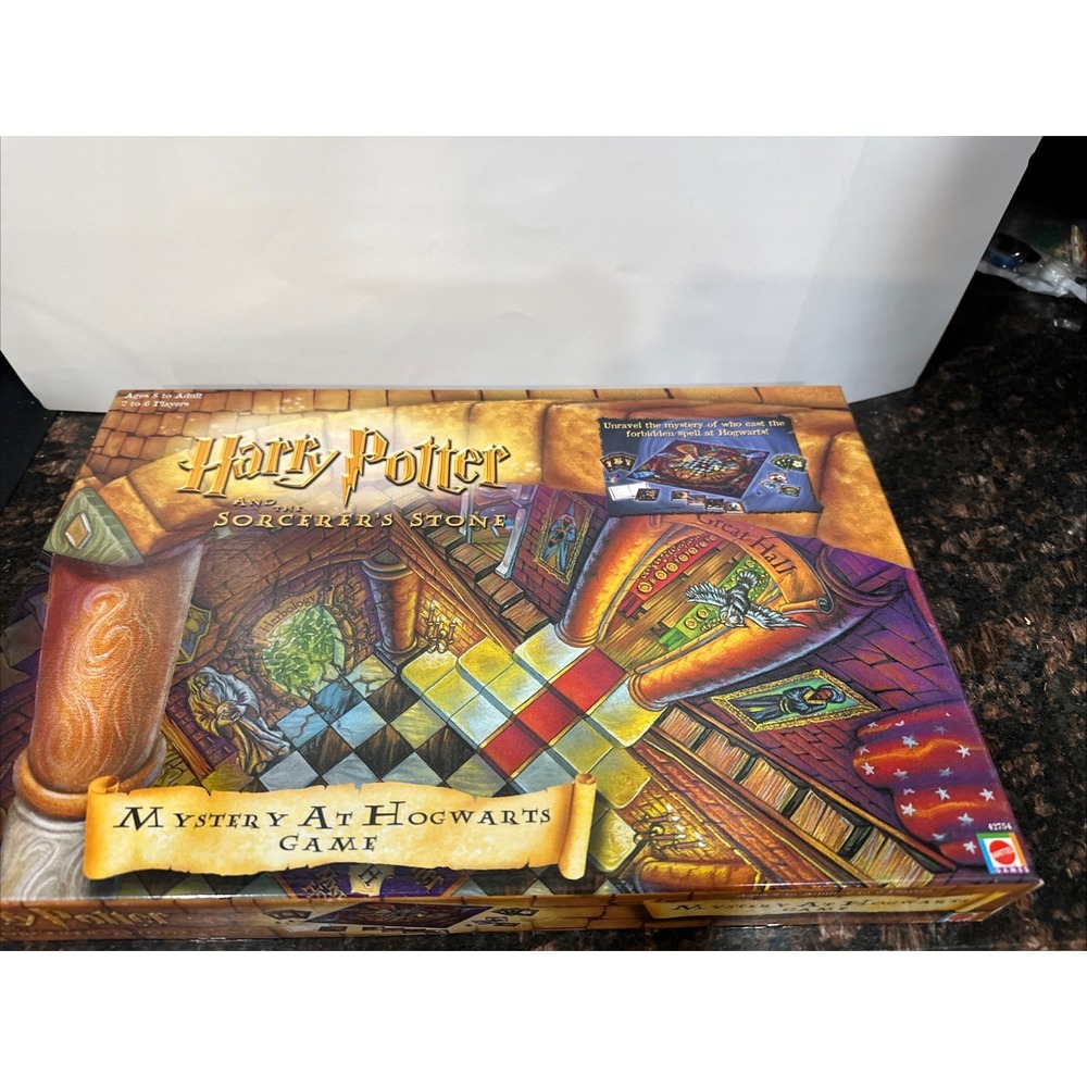 Harry Potter Mystery At Hogwarts Board Game Mattel Sorcerer's Stone 2001 42754